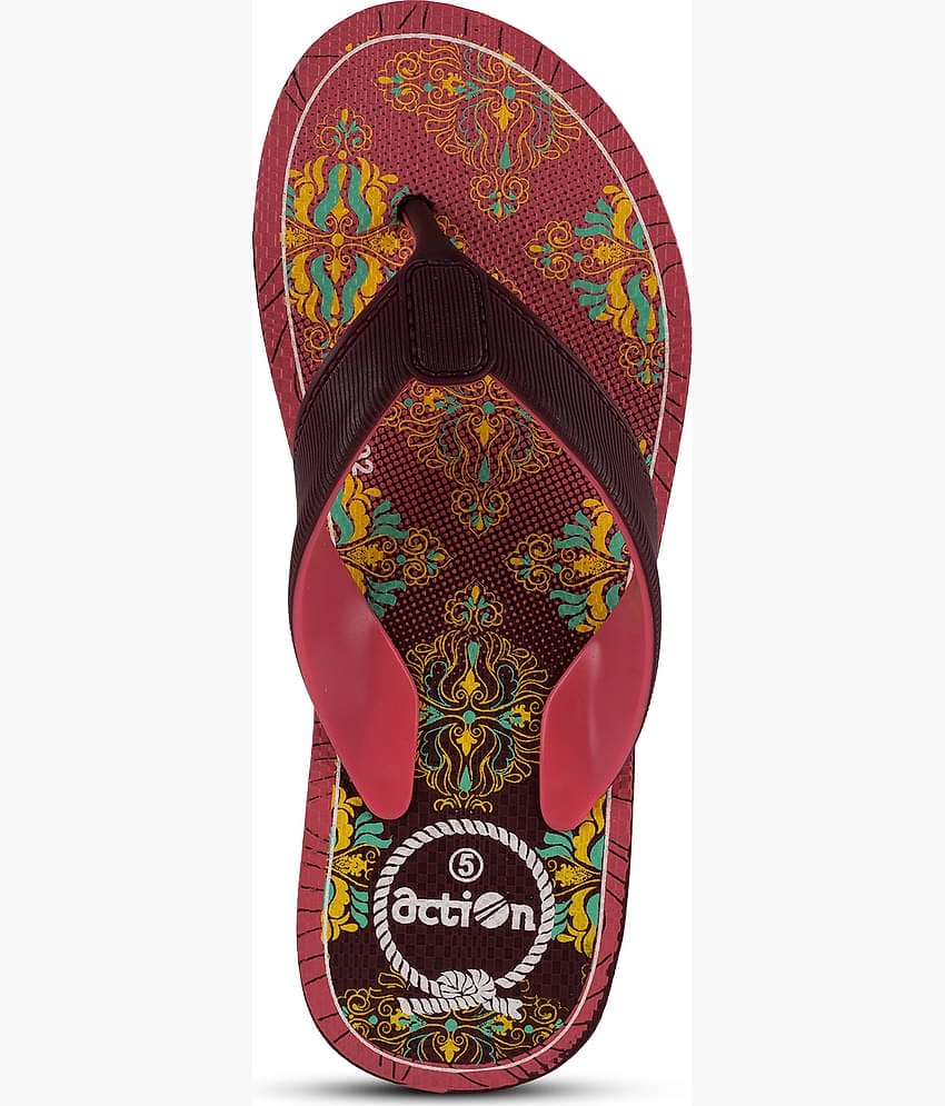 Action Maroon Women's Daily Slipper