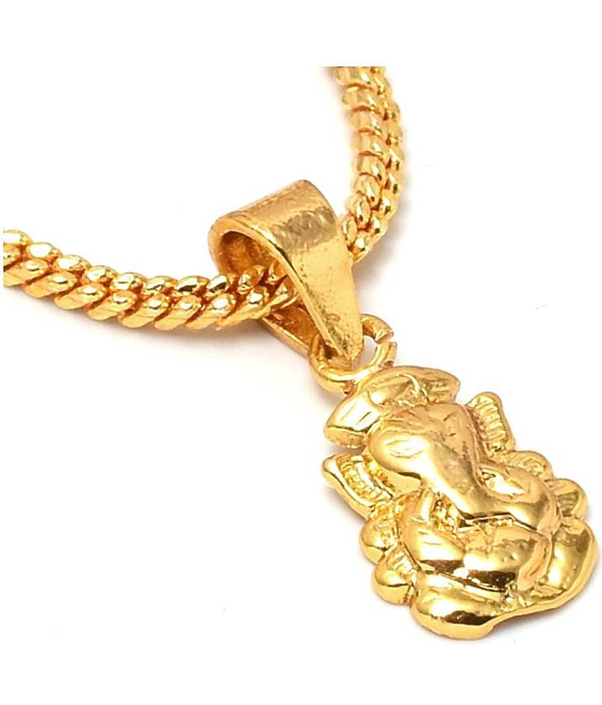 Jewar Mandi - Yellow Pendant ( Pack of 1 )