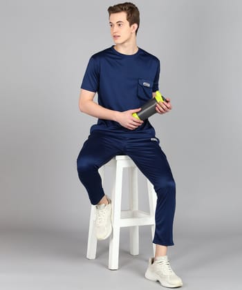 Preen Men's AirForce Colour Solid T-shirt and Lower Set-M