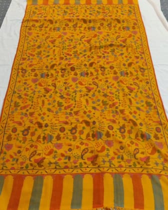 Pashmina Kani Jamawar Shawl – Handwoven Kashmiri Luxury for Global Elegance | Heritage Design Inc