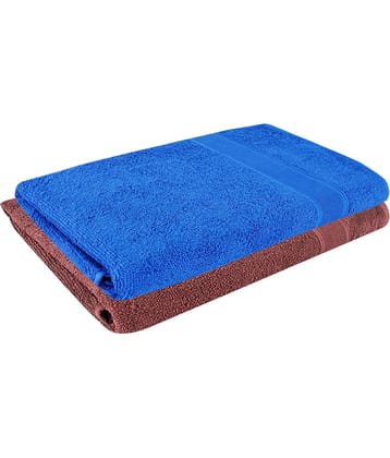 Dollar Cotton Striped 500 -GSM Bath Towel ( Pack of 2 ) - Multicolor