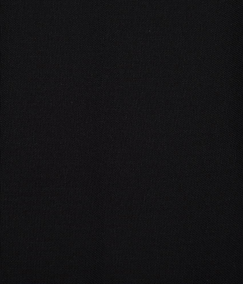 Maharaja - Black Cotton Blend Men's Unstitched Pant Piece ( Pack of 1 )