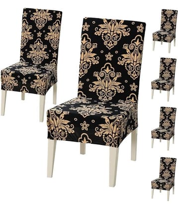 House Of Quirk 1 Seater Polyester Chair Cover ( Pack of 6 )
