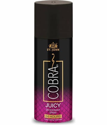 ST.JOHN Cobra Long-Lasting Deodorant Juicy 150ml Deodorant Spray for Men 150ml - Pack of 1