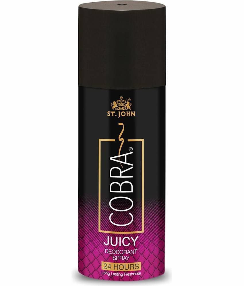 ST.JOHN Cobra Long-Lasting Deodorant Juicy 150ml Deodorant Spray for Men 150ml - Pack of 1
