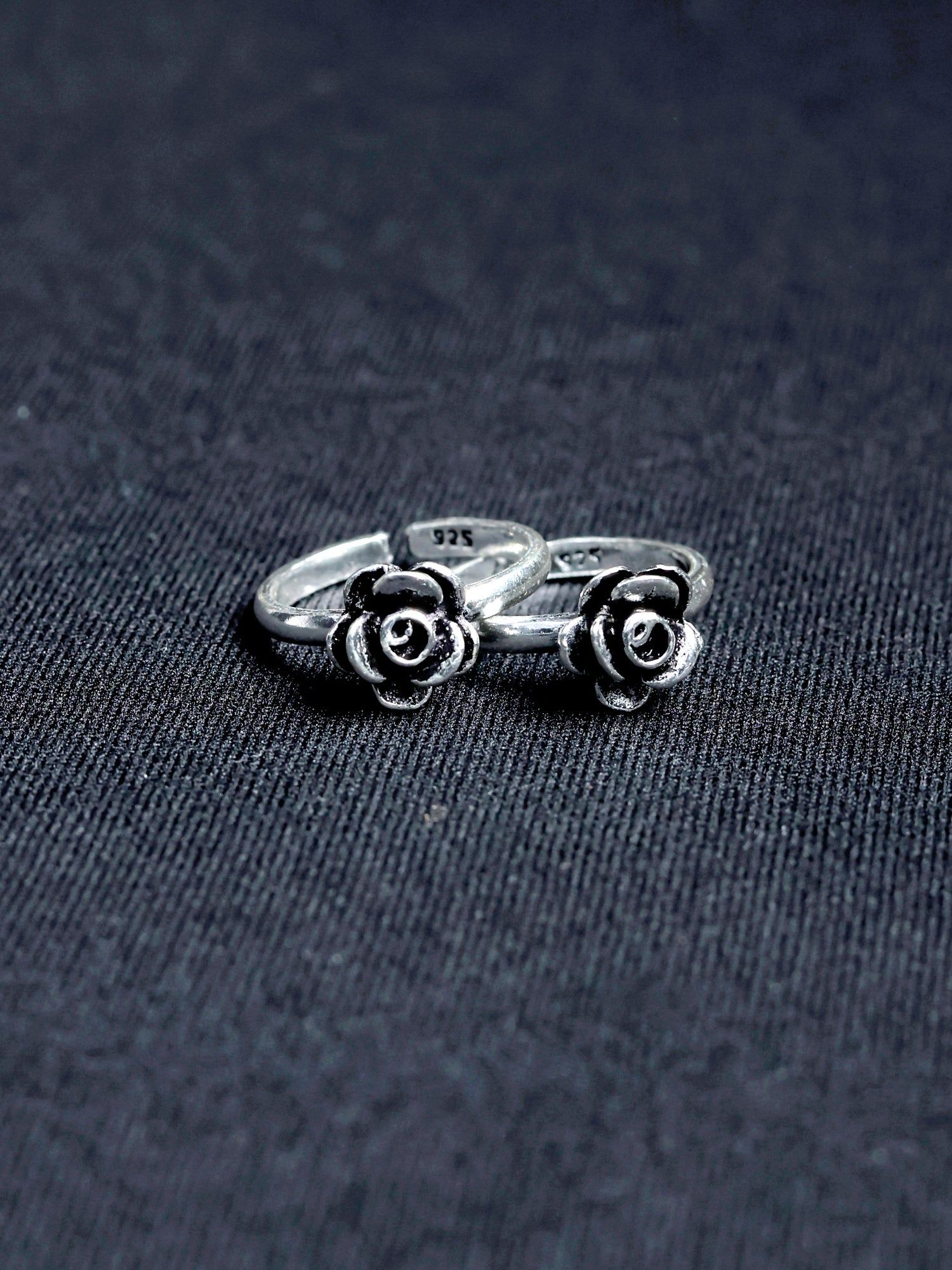 Gleaming 925 Silver Toe Ring-925 Pure Silver / Silver