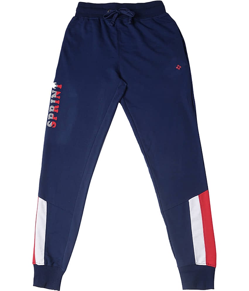 Dollar Pack of 1 Boys Cotton Blend Trackpant ( Blue )