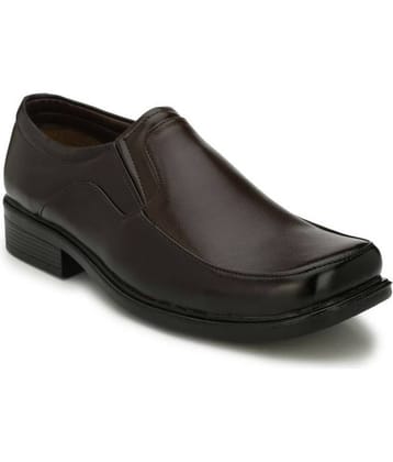 Leeport - Brown Men's Slip On Formal Shoes
