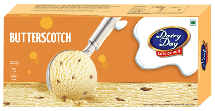 Dairy Day Party Pack Butterscotch Ice Cream, 900 ml