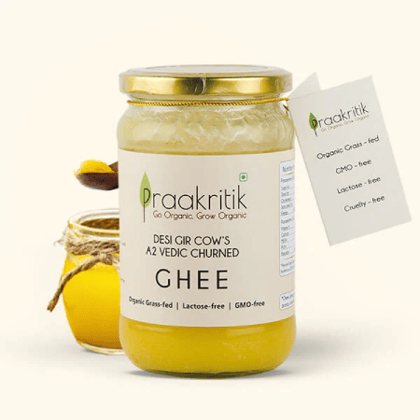 Praakritik Natural Desi Gir Cow A2 Ghee 1L
