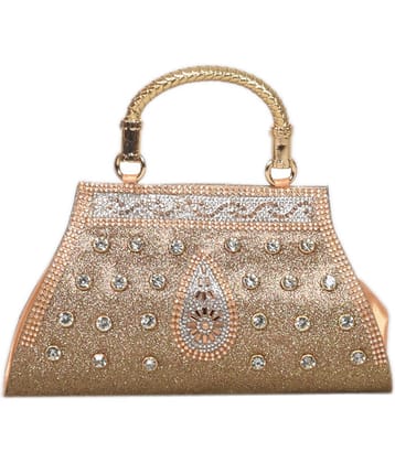 SUNESH CREATION Handheld Fabric Set of 1 ( Gold )