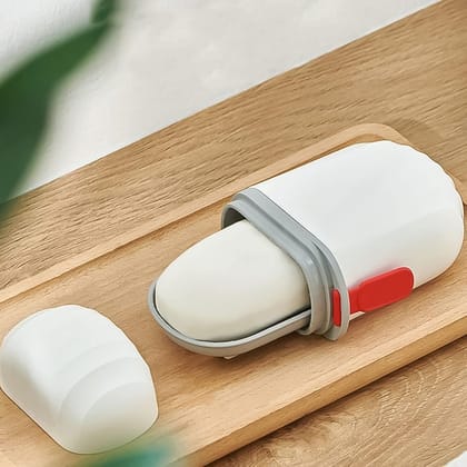Stylish Soap Holder for Travel & Bathroom Use ,Sabudani (1 Pc, Non-Leak Seal)