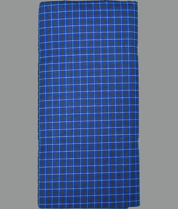Shyam Handloom Cotton Men's Lungi Blue ( Pack of 1 )