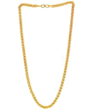 Jewar Mandi - Gold Plated Brass Chain ( Pack of 1 )