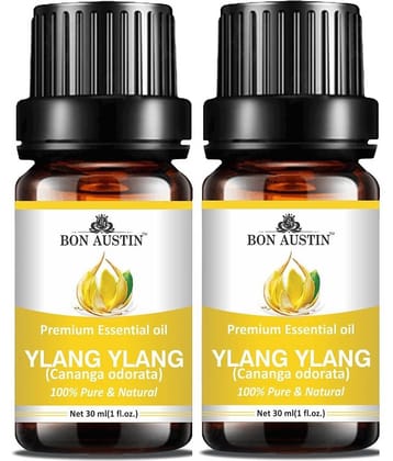 Bon Austin Ylang-Ylang Essential Oil Aromatic 30 mL ( Pack of 2 )