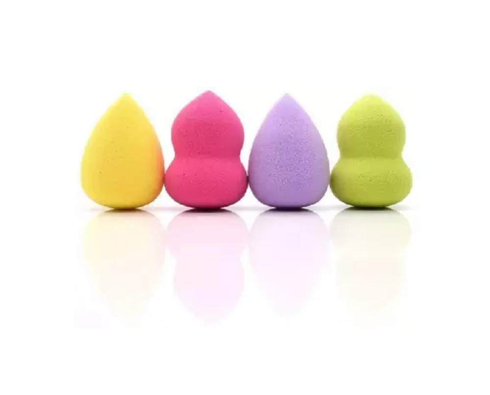 Elecsera Set of 4 Makeup Beauty Foundation Cream Powder Liquid Blender Puff - Makeup - Sets and Kits | Buy online on ZillyBuy