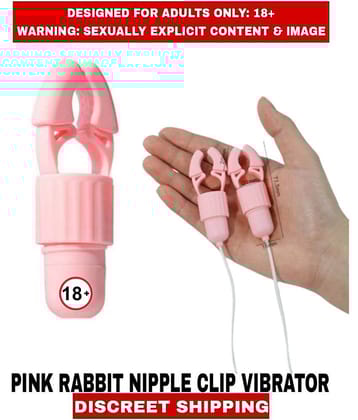 Premium Quality Sex Toys Pink Rabbit Nipple Clip 12 Frequency USB Vibrator For Women