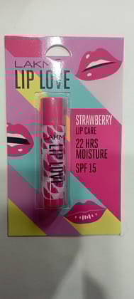 Lakme lip love strawberry 22 hrs 5g