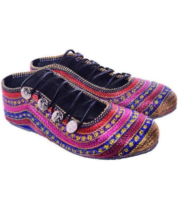 Raj Multi Color Ethnic Footwear