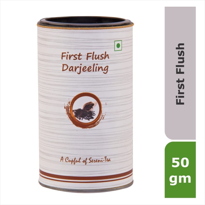 Camellia Twigs Premium 1st Flush Darjeeling Black Tea | 50g in Eco-Friendly Can