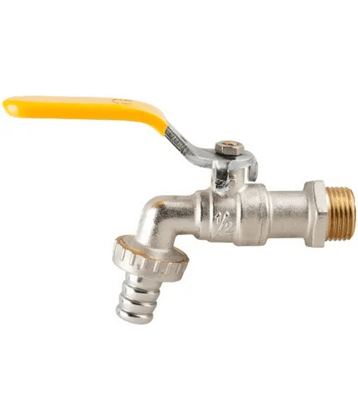 BATHONIX Brass Nozzle Tap for Outside Garden Watering Brass Bathroom Tap (Bib Cock)