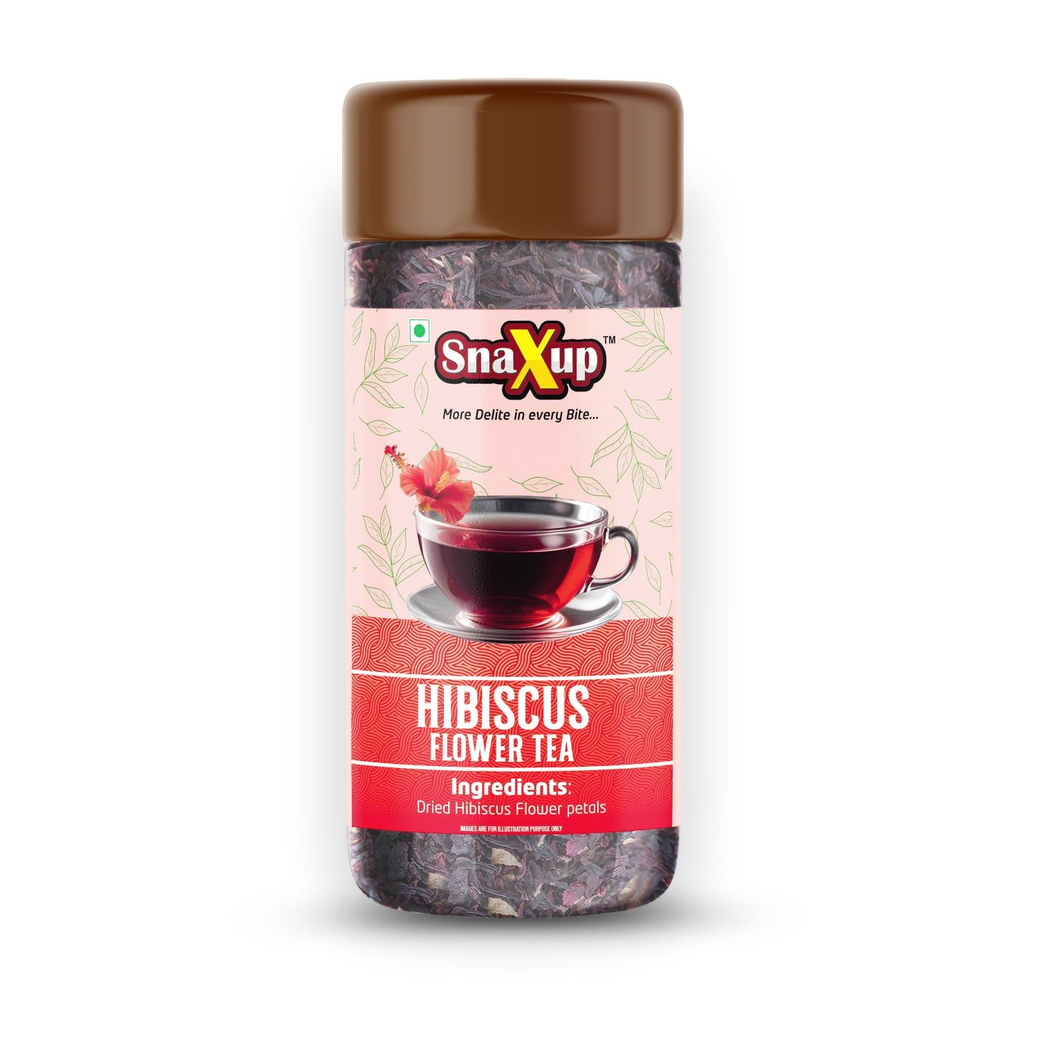 SnaXup Hibiscus Flower Tea 50Gm