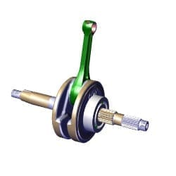 Crankshaft Complete Assembly - HF 100 | HF Deluxe | Splendor+ | Passion Pro - 13000ACK000S