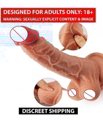 Super Premium Quality Suction Base 7 Inch Pink Head Skin Dildo For Women By Kamahouse