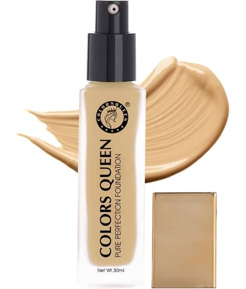 Colors Queen Matte Liquid For All Skin Types Skin Nude Foundation Pack of 1