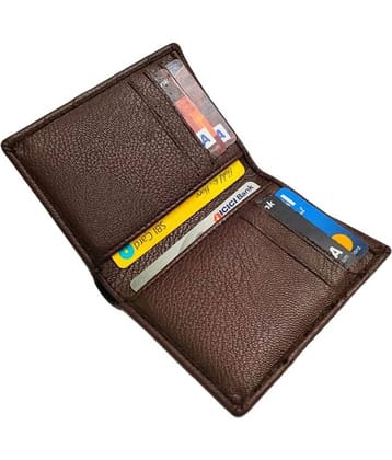 RAGE GAZE Brown PU Men's Short Wallet ( Pack of 1 )
