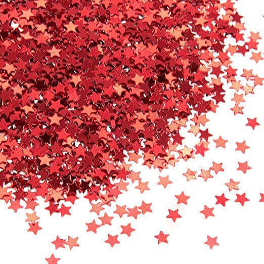 Red Star Confetti - Party and Festive Needs | Buy online on ZillyBuy