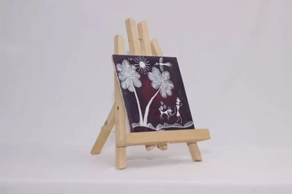 Tisser Hand Warli Painting /Stand Eassel