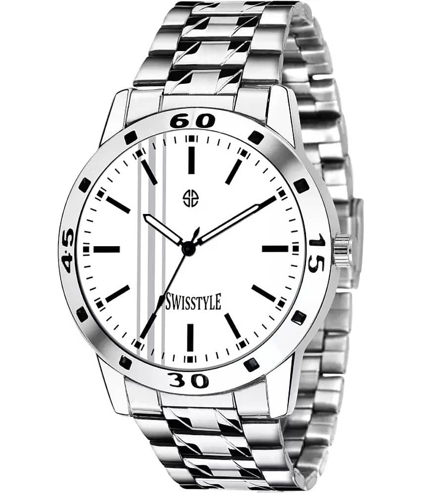Swisstyle Silver Stainless Steel Analog Men's Watch