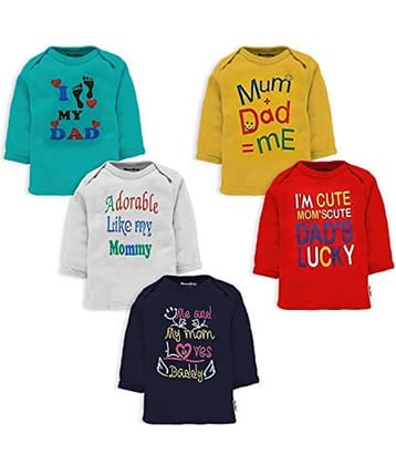 NammaBaby Pack of 5 Boys Cotton Sweatshirt ( Multi )