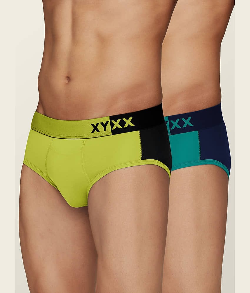 XYXX Pack of 2 Modal Briefs For Men's ( Multicolor )