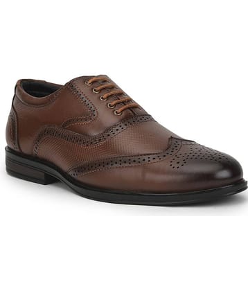 Liberty - Black Men's Brogue Formal Shoes