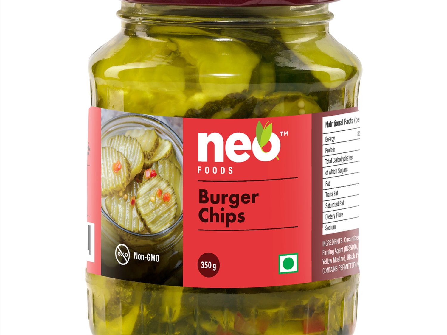 Neo Foods Burger Chips 350g