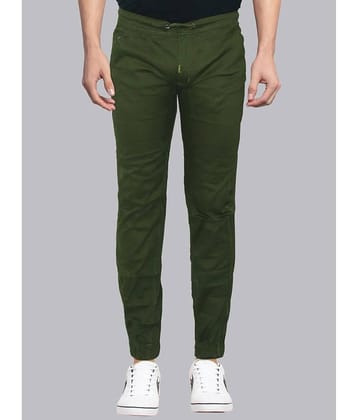 Urban Legends Regular Flat Men's Joggers - Green ( Pack of 1 )