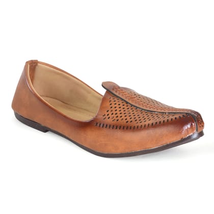 Designer Tan Jutis For Men-6