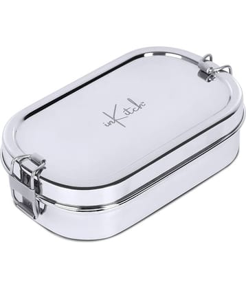 inKitch Tiffin Box with Small Box Stainless Steel Lunch Box 1 - Container ( Pack of 1 )