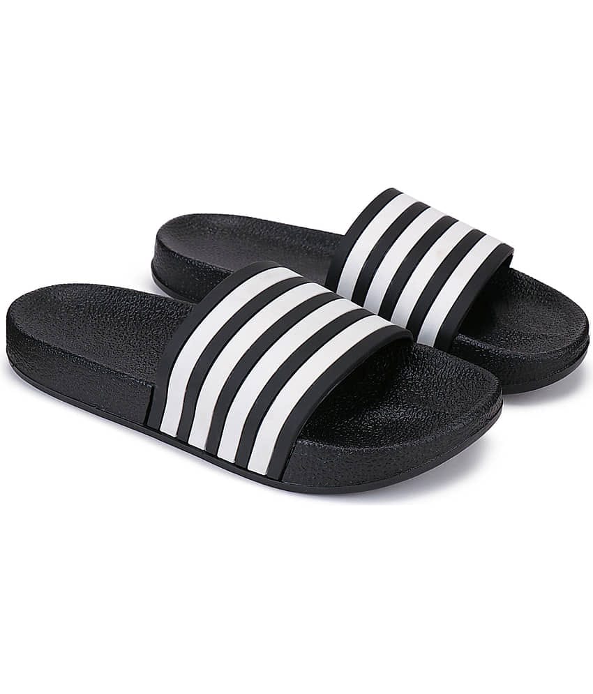 Bersache Black Men's Slide Flip Flop