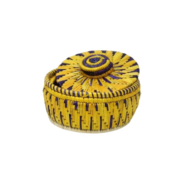 Naisoch Samiti Handmade Moonj Casserole for Dining Table and Kitchen 10 Inch