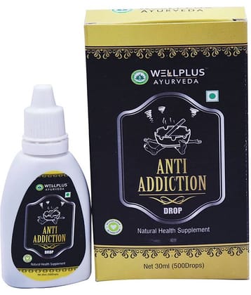 Wellplus Ayurveda Anti Addiction Liquid 30 Ml Pack of 1