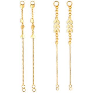 1gram gold Plated Kanchain Ear chain earcuff Ear to Ear Combo for Women & Girls 1gram gold Plated Kanchain Ear chain earcuff Ear to Ear Combo for Women & Girls