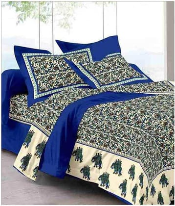 Bombay Spreads Cotton King Bedsheet ( Multi )