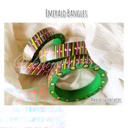Emerald Bangles