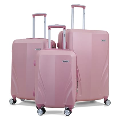 SKYCARRY Black Panther Trolley Bag Set of 3 | Durable ABS Hard Shell | TSA-Type Lock | Luggage with 360 Disc Spinner Wheels | Travel Suitcase (3, Rose gold, S,M,L) SKYCARRY Black Panther Trolley Bag Set of 3 | Durable ABS Hard Shell | TSA-Type Lock | Luggage with 360 Disc Spinner Wheels | Travel Suitcase (3, Rose gold, S,M,L)