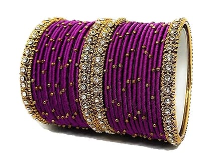 Threaded Bangle Set