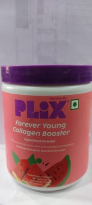 Collagen booster Advanced formula for youthful & firm skin" 25 servings Watermelon flavour Ngyaluronic acid | amino acid complex 14 antioxidants Superfood powder Nutraceutical 