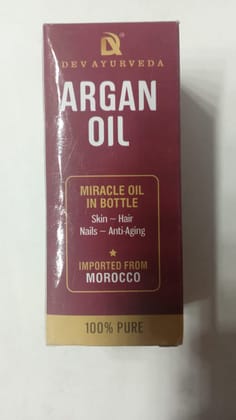 Dev ayurveda Argan oil miracle oil in bottle skin oil  30 ml